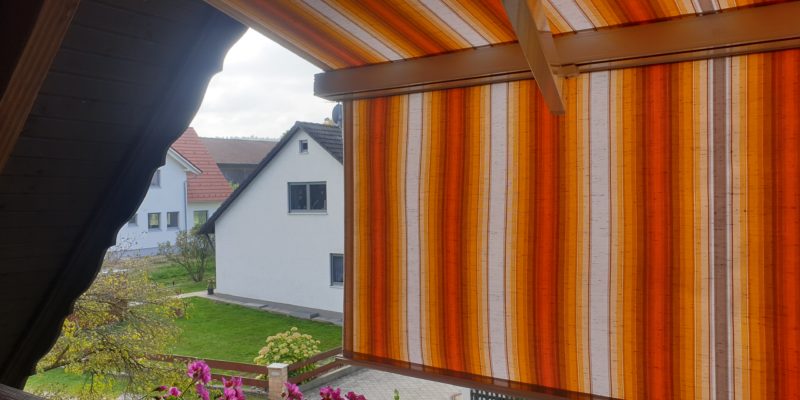 Markisentuch erneuert